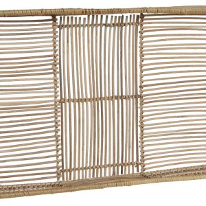 BANDEJA RATAN 53X32X7 MARRON CLARO
