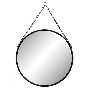 ESPEJO METAL 61X85X61 NEGRO