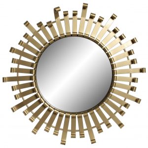 ESPEJO HIERRO ESPEJO 60X4,5X60 DORADO