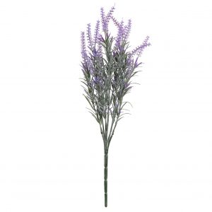 FLOR PE METAL 14X14X43 LAVANDA LILA