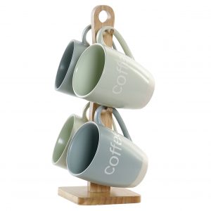 MUG SET 4 GRES 11,5X9X10,5 300 ML