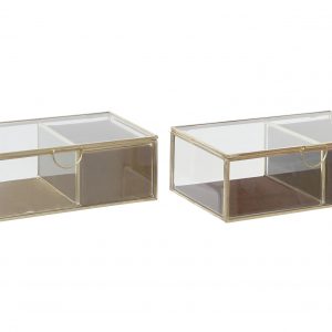 JOYERO CRISTAL POLIESTER 18X10X6