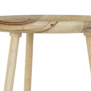 MESITA AUXILIAR PAULOWNIA 40X40X64,5 NATURAL