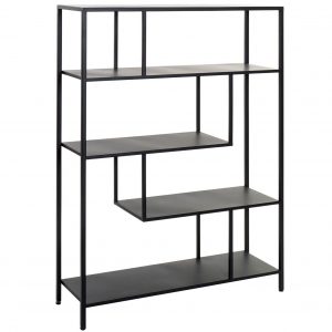 ESTANTERIA METAL 85X26X121 NEGRO