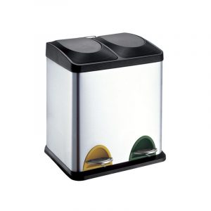 PAPELERA RECICLAJE 2X15L