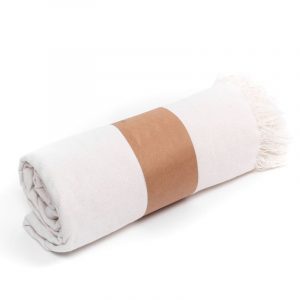 CUBRECAMA 240X260 ALG. FLECOS CRUDO (3 - 6)