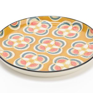 PLATO POSTRE IMANY AMARILLO