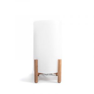 "LAMPARA SOBREMESA BASE BAMBU ""E14""