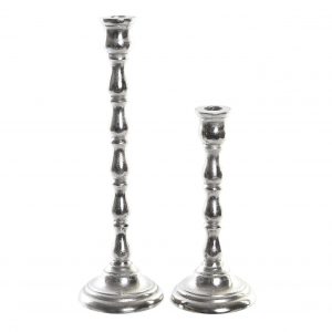 CANDELABRO ALUMINIO 10X10X30 PLATEADO N.1
