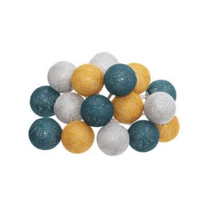 GUIRNALDA DE 16 BOLAS LED "TROPI" D3,5CM