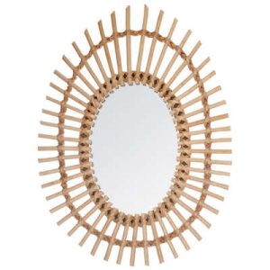 ESPEJO DE MIMBRE OVAL
