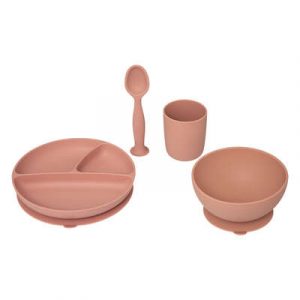 JUEGO DE COMIDA DE SILICONA DE TERRACOTA