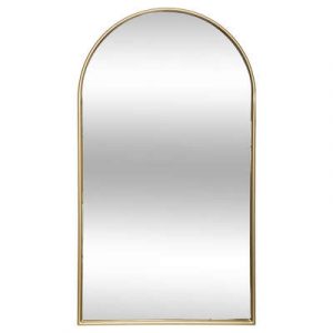 ESPEJO "JOYCE" METAL DORADO 60X106CM