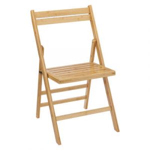SILLA PLEGABLE DE BAMBU