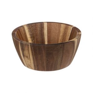 ENSALADERA "ALICANTE" EN ACACIA D16CM