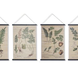 LIENZO MADERA 60X2X90 BOTANICO 4 SURT.