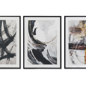 CUADRO PS MDF 50X3X70 ABSTRACTO ENMARCADO 3 SURT.