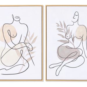 CUADRO LIENZO PS 50X3,5X70 MUJER ABSTRACTO 2 SURT.